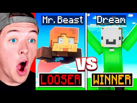 Dream vs MrBeast Minecraft FIGHT! ($1,000,000)