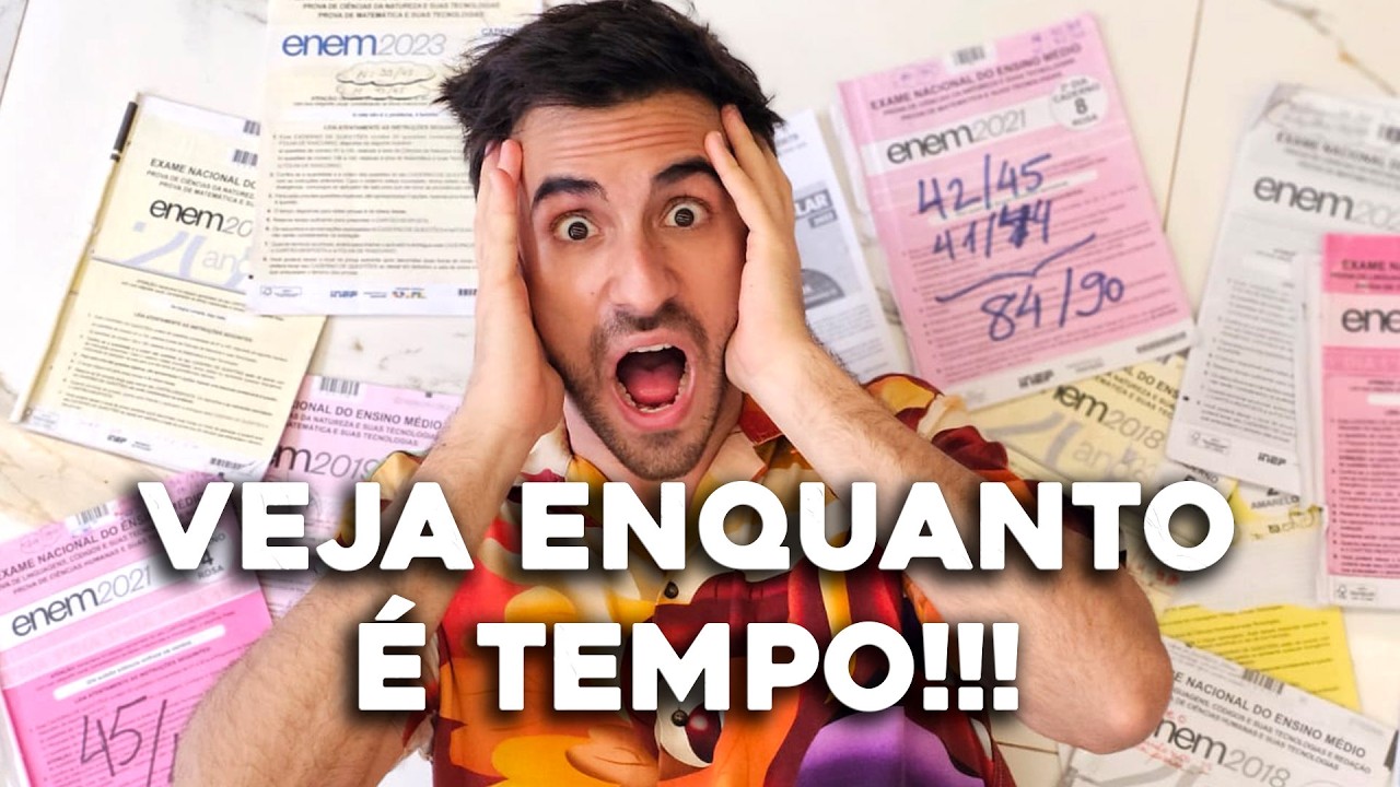 ⏰ VEJA ANTES DO ENEM!! Estratégias e MACETE INÉDITO de ÚLTIMA HORA