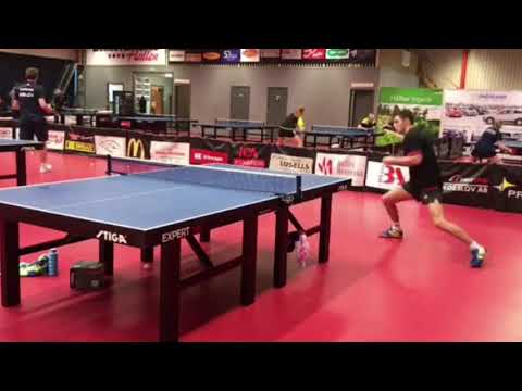 Petar Kostovski training in Eslöv