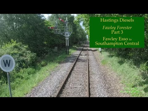 Fawley Esso to Southampton Central — Hastings DEMU cab ride — 13 May 2017