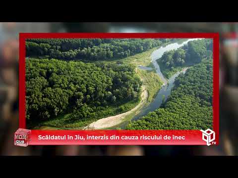 Scăldatul în Jiu, interzis din cauza riscului de înec - VOX