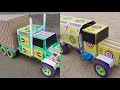 2 Powerful DIY Pickup Truck Made From Matchbox At Home Matchbox Project DC Motor And Battery