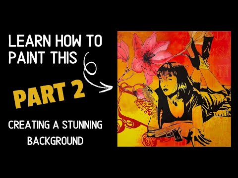 Acrylic Painting for Beginners | Part 2: Paint a Flower, Add Symbols & Tell a Visual Story