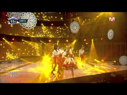 131219 엠카운트다운 나인뮤지스(9Muses, Nine Muses) - Glue