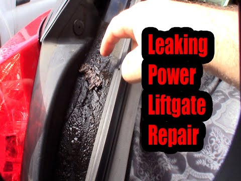 Cadillac SRX GM Power Hydraulic Liftgate Arm Actuator Leaking Replacement ACDelco 23429744 repair