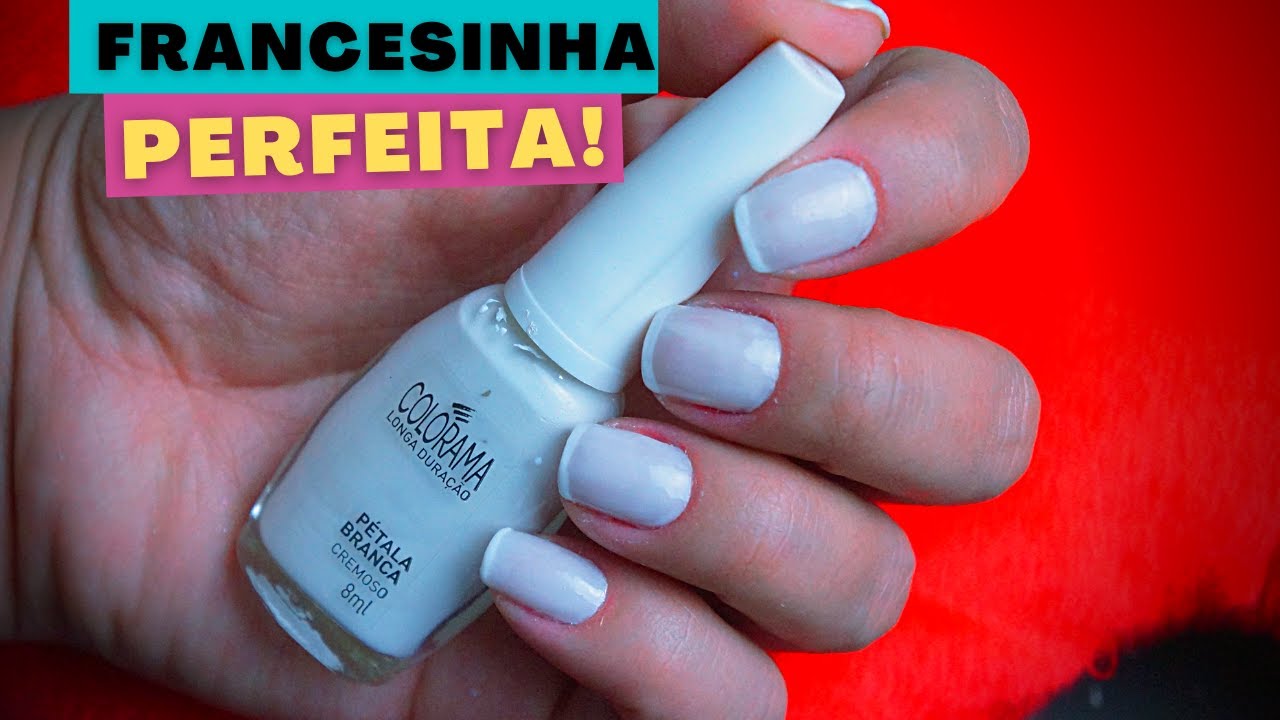 TUDO SOBRE FRANCESINHA|DICAS PARA UNHAS CURTAS|TRUQUES PARA NÃO MANCHAR