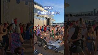 This Is How Cruise Embarkation Party! #cruise #msc #party @msccruisesofficial