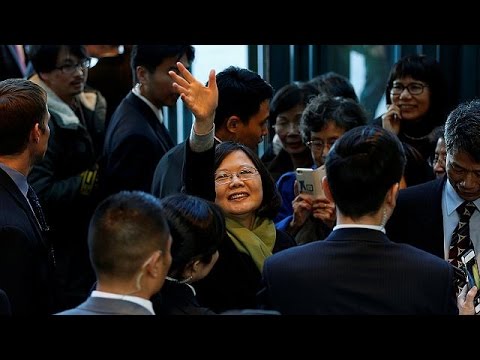 Taiwan leader visits US as Trump again queries 'One China' policy