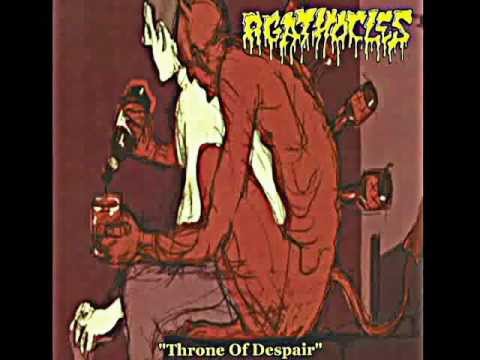 AGATHOCLES -Throne of despair/split NECROCANNIBALISTIC VOMITORIUM