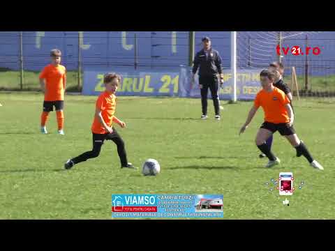 U10(galbeni). FC Câmpia Turzii – Sporting Cluj Napoca. Amical reușit pentru cele două echipe