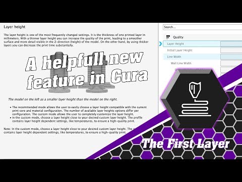 3 minute Thursday: A walk through of the Cura Settings Guide.