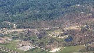 preview picture of video 'Yazoo City Tornado Damage- Aerial View'
