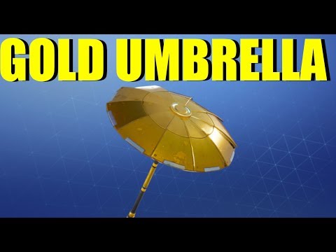 new gold umbrella in fortnite free rewards fortnite season 8 - fortnite season 8 umbrella