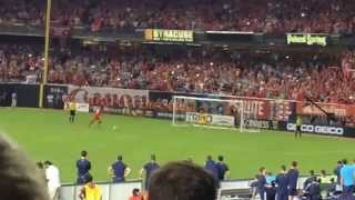 preview picture of video 'Manchester City vs  Liverpool @ Yankee Stadium Penalty Kicks'