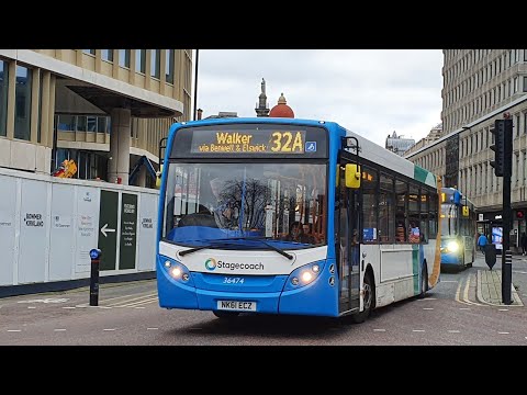 ON-LOAN: Route 4 | NK61ECZ/36474 - Stagecoach North East: ADL E20D/ADL Enviro 200