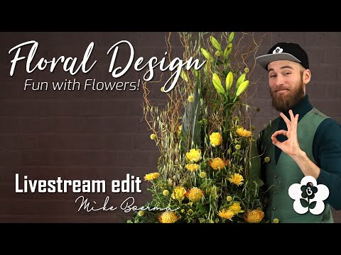 Making a Parallel Decorative Flower Arrangement! with Mike Boerma