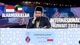 Download lagu PENAMPILAN SYAMSURI FIRDAUS JUARA 1 MTQ INTERNASIONAL 2024 DI KUWAIT mp3