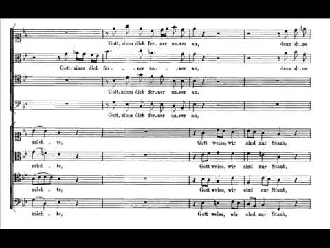 Bach - Mottetto "Singet dem Herrn ein neues Lied" BWV 225 (score)