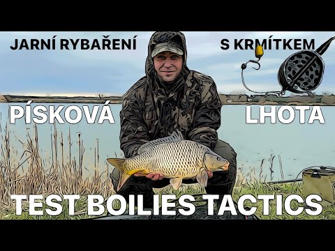 TEST BOILIES TACTICS BAITS - NÁVŠTĚVA REVÍRU PÍSKOVÁ LHOTA