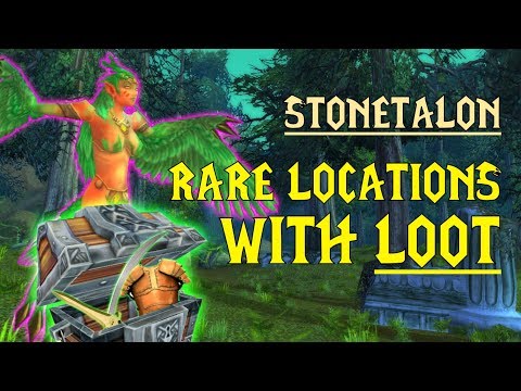 WoW Classic - Rare Mob Locations + UNIQUE LOOT - Stonetalon
