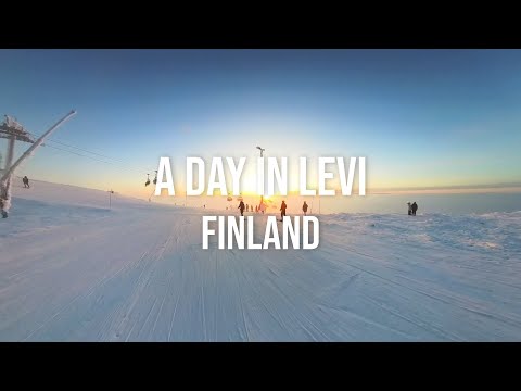 A day in LEVI, FINLAND - January 2025 - Snowboarding Trip | Insta360 X3