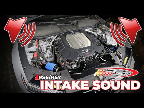 Burger Motorsports Dual Turbo Inlet and Intake System for 2021+ Audi RS6 / RS7