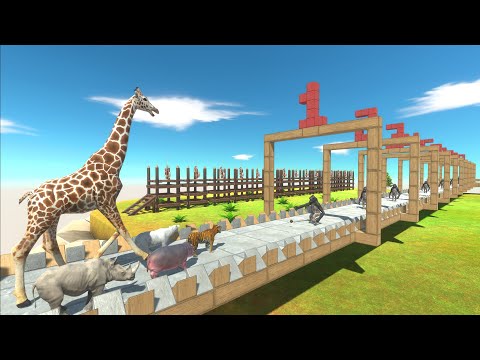 Rude Monkeys challenge for ancient humans and modern mammals - Animal Revolt Battle Simulator