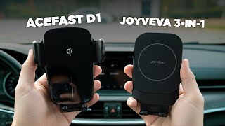 Which Wireless Car Charger Should You Choose? Acefast D1 vs Joyveva 3-in-1 Wireless Car Chargers!