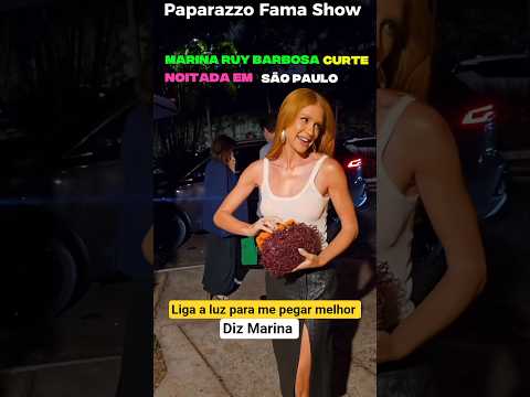 Marina Ruy Barbosa curte noite em São Paulo
