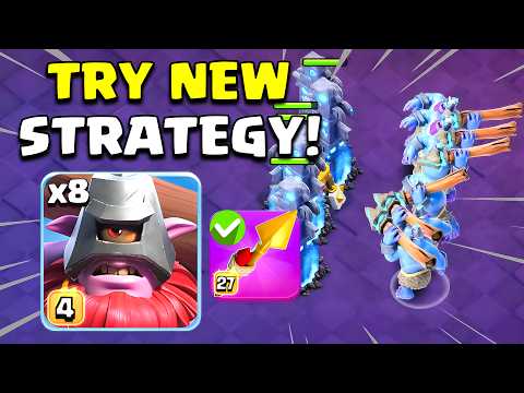 TH18 New Thrower Attack Strategy 2026 in Rank Battle Clash of Clans