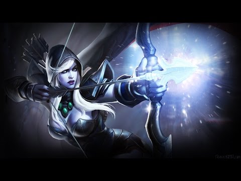 Dota 2 GAMER igra Drow Ranger 2015 Live Commentary