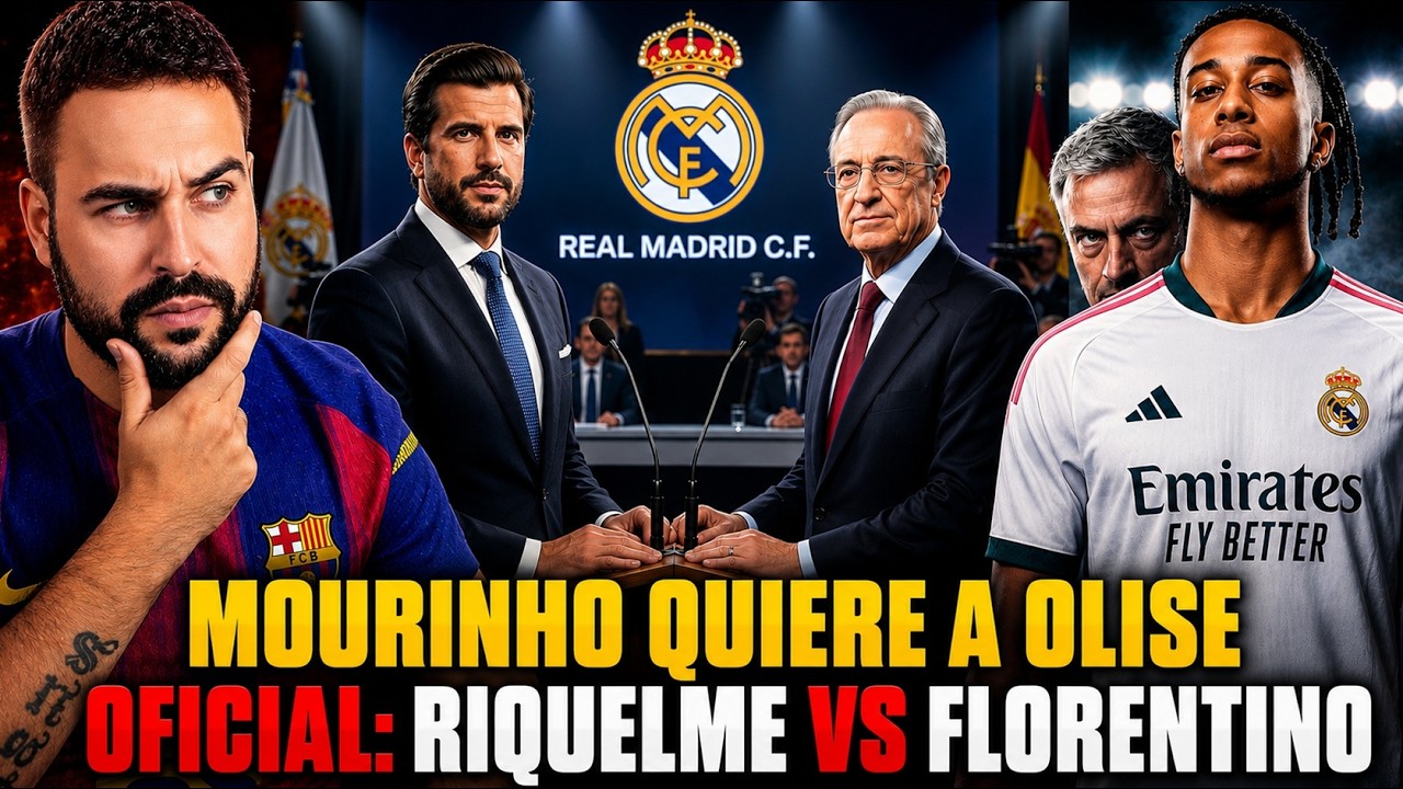 🚨MOURINHO QUIERE a OLISE en el MADRID - OFICIAL: RIQUELME vs FLORENTINO ¡EMPIEZA la GUERRA!