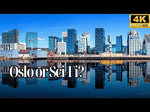 Is This Oslo or a Sci-Fi Set? 4K Summer Walk| Virtual Tour