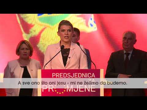 Početna konvencija kandidatkinje za predsjednicu dr Draginje Vuskanović u Bijelom Polju