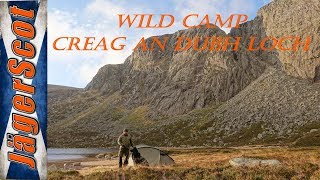 Creag an Dubh Loch Wild Camp Mavic Pro Drone Footage Hillwalking Scotland