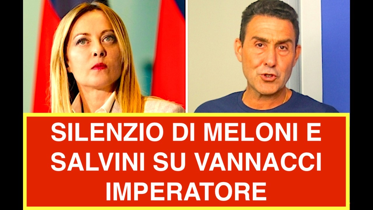 SILENZIO ASSOLUTO DI MELONI E SALVINI SU VANNACCI IMPERATORE VS SCHLEIN E CONTE
