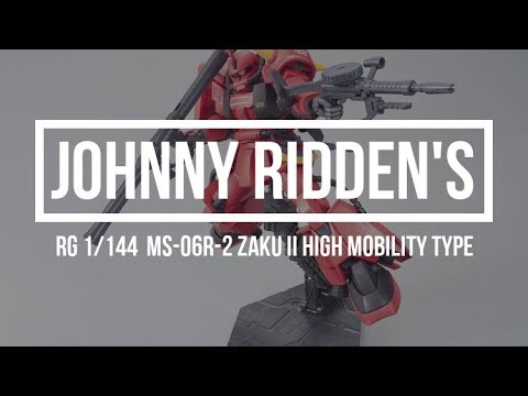 Preview RG 1/144 Johnny Riddens MS 06R 2 Zaku II High Mobility Type