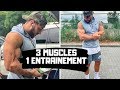 FAIRE 3 MUSCLES EN 1 ENTRAINEMENT?! 😧+ REPAS 2700KCAL!