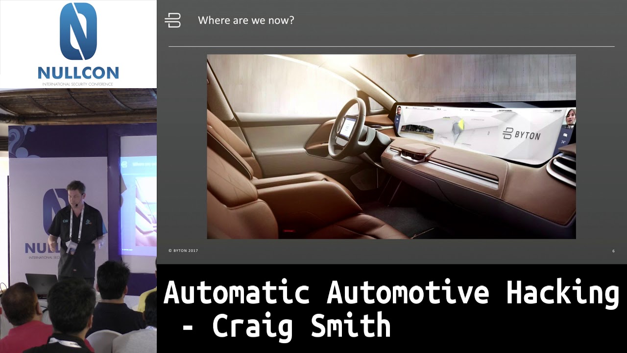 Automatic Automotive Hacking | Craig Smith | nullcon Goa 2019