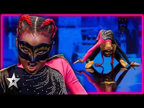 BENDY Girl Goes ALL OUT in a FIERCE Audition! | Kids Got Talent