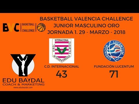 CLUB DEPORTIVO INTERNACIONAL - FUNDACION LUCENTUM BALONCESTO ALICANTE. BASKETBALL VALENCIA CHALLENGE