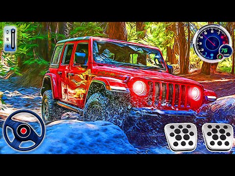 Offroad Uphill Jeep Driving Simulator - 4x4 SUV Drive Games 3D | Android Gameplay