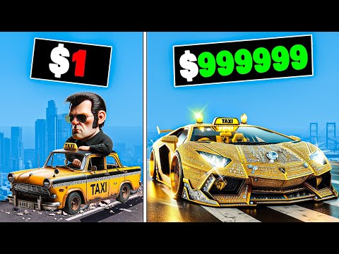 $1 to $1,000,000 Taxi in GTA 5