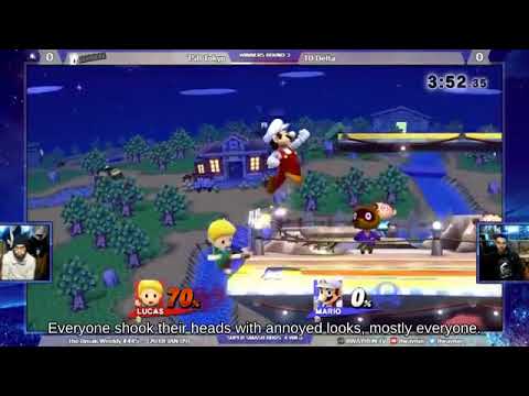 Side Smash Ryu near PictoChat below Tilt Attack Pac-Land