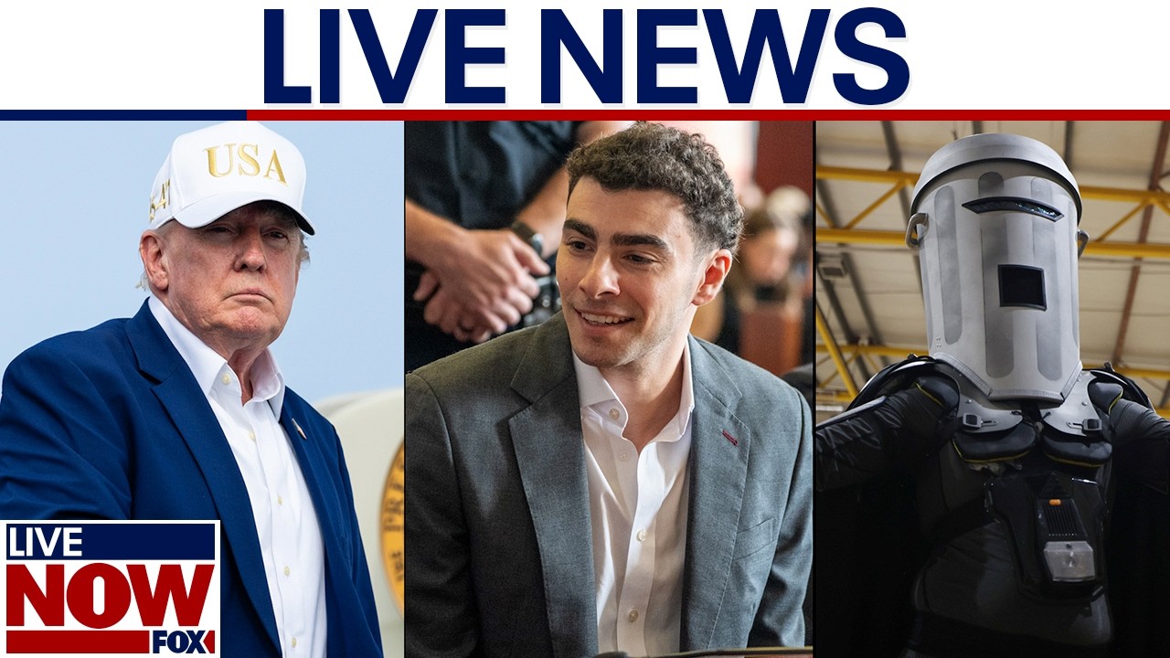 LIVE NEWS: Trump in NY, Iran attacks ships, Mangione to plead guilty, Count Binface loses & more