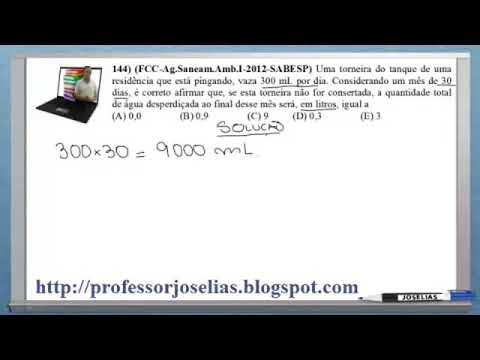 QUESTÃO 144   MATEMÁTICA  RESOLVIDA FCC
