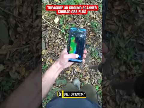 treasure finds with the CONRAD GR3 PLUS 3d ground scanner