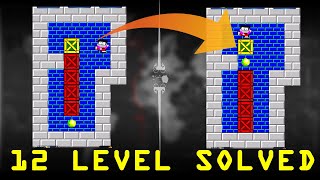 Sokoban level 12  solved !!!!! || Kids gamer || Sokoban