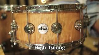 DW Collectors Series 6.5x14 Snare in Insane Pillow Quilted Snare