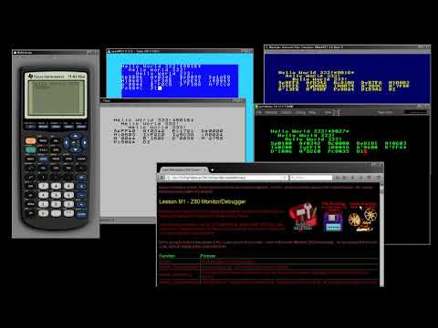 Learn Z80 Assembly - Multiplatform Lesson M1 - Making our own Debugger/Monitor Tools
